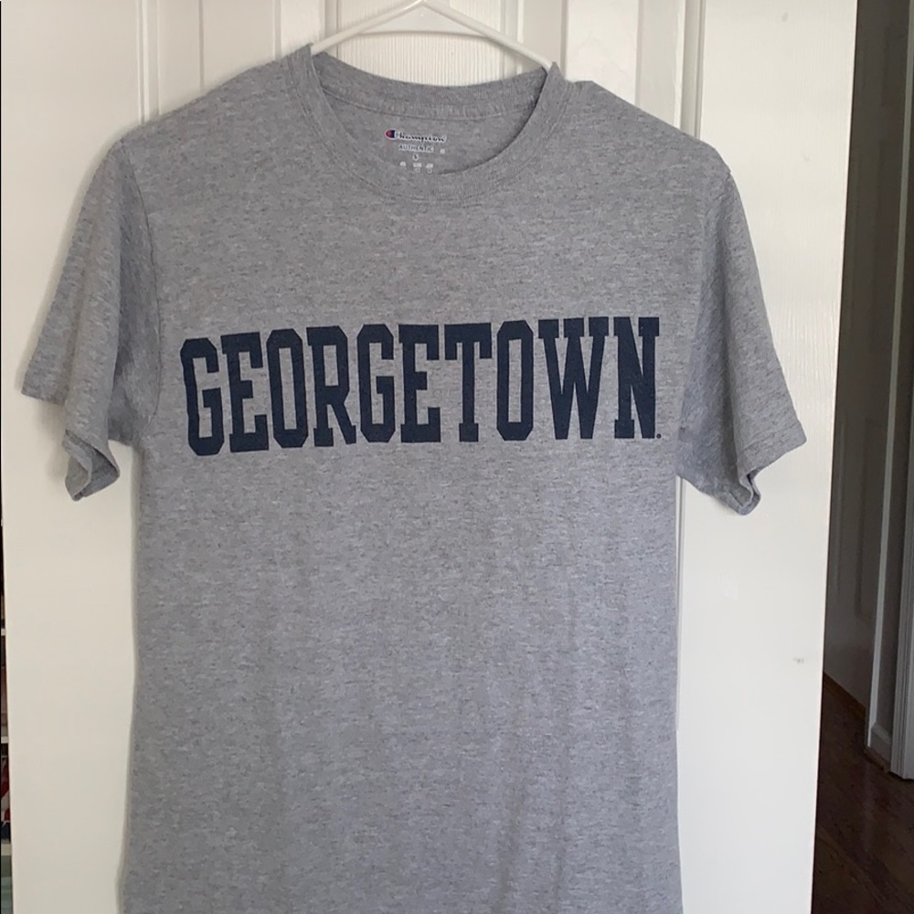Gray Georgetown short sleeve T-shirt
